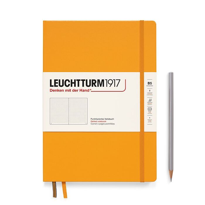 LEUCHTTURM1917 Notebook Dotted Hardcover B5 Rising Sun 